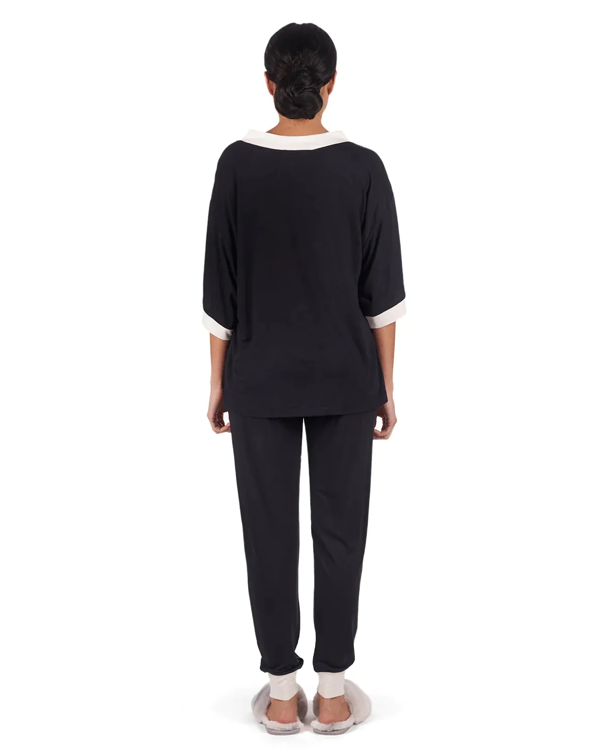 SALE Contrast Modal Pant Set