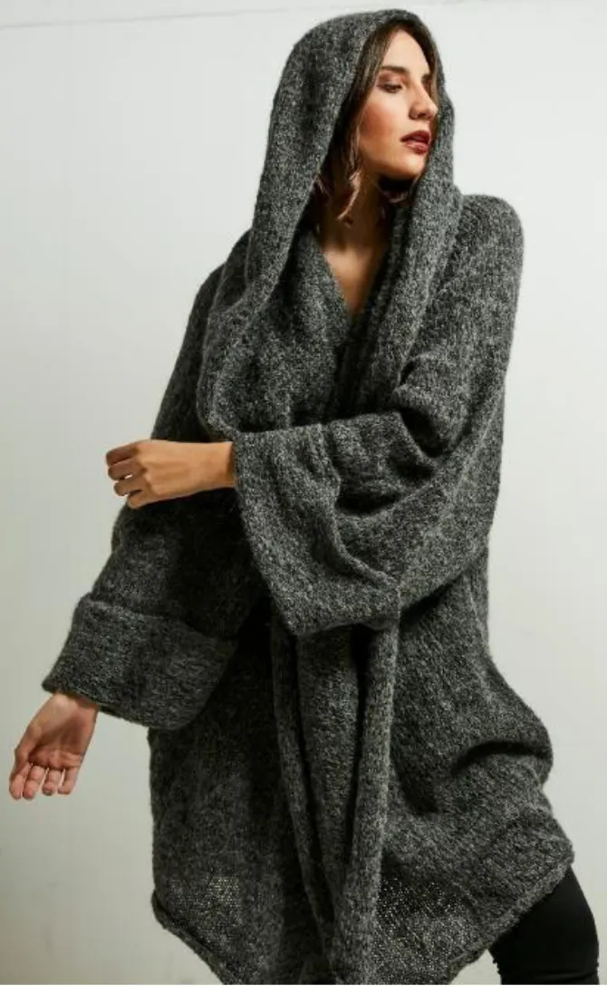 SALE Noble Fibre x Mia Peru Alpaca hoodie sweater