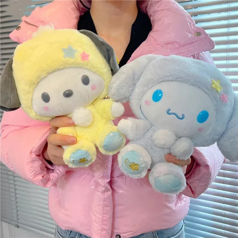 Sanrio Hello Kitty Plush | Cozy Moon & Star Pajamas Edition