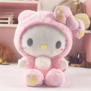 Sanrio Hello Kitty Plush | Cozy Moon & Star Pajamas Edition