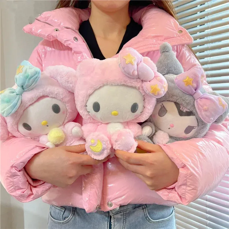 Sanrio Hello Kitty Plush | Cozy Moon & Star Pajamas Edition