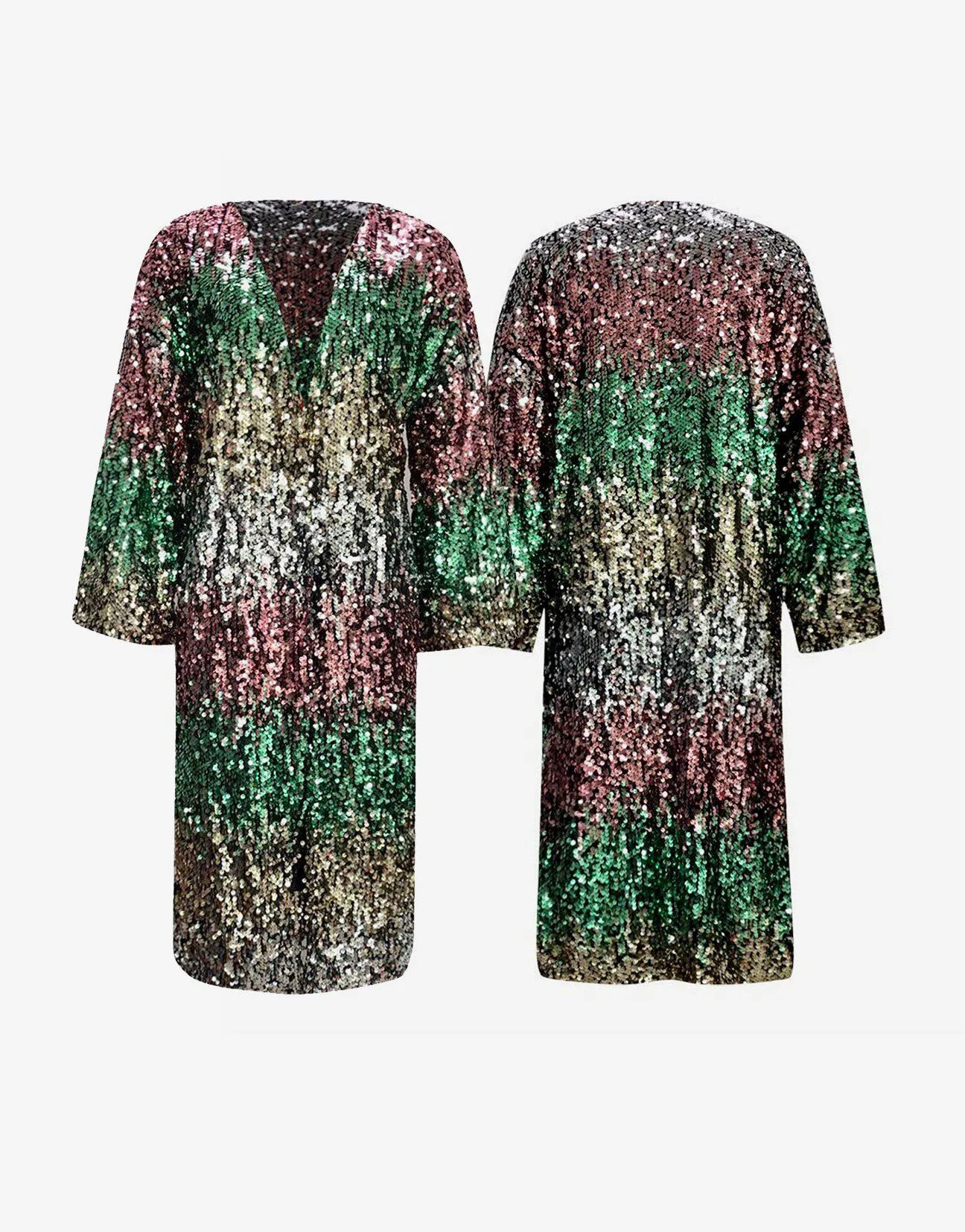 Sea Breeze Sequin Kimono