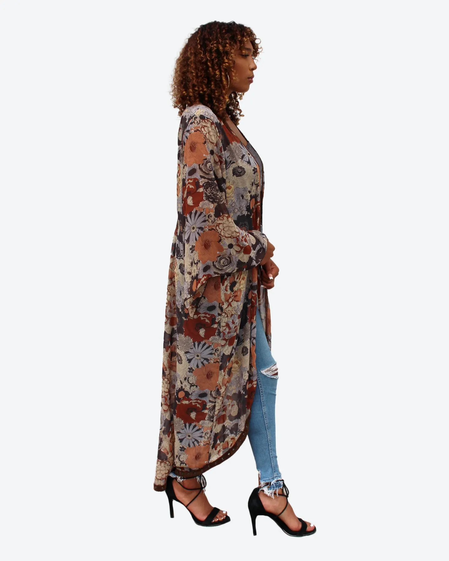 Seventies Floral Kimono
