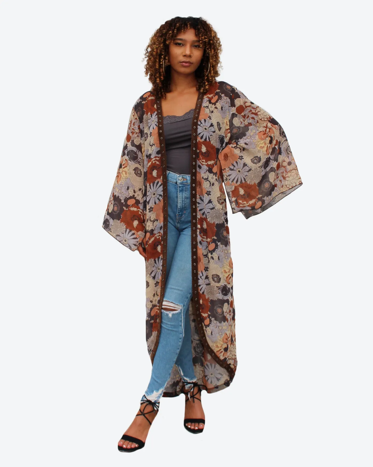 Seventies Floral Kimono