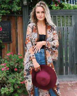 Seventies Floral Kimono
