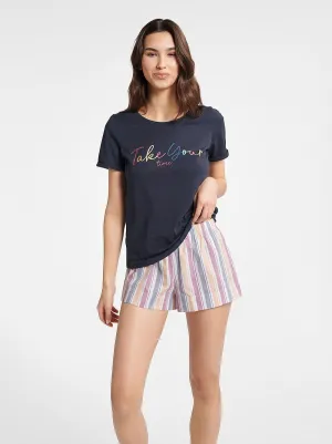 Short cotton t-shirt short Pyjamas set