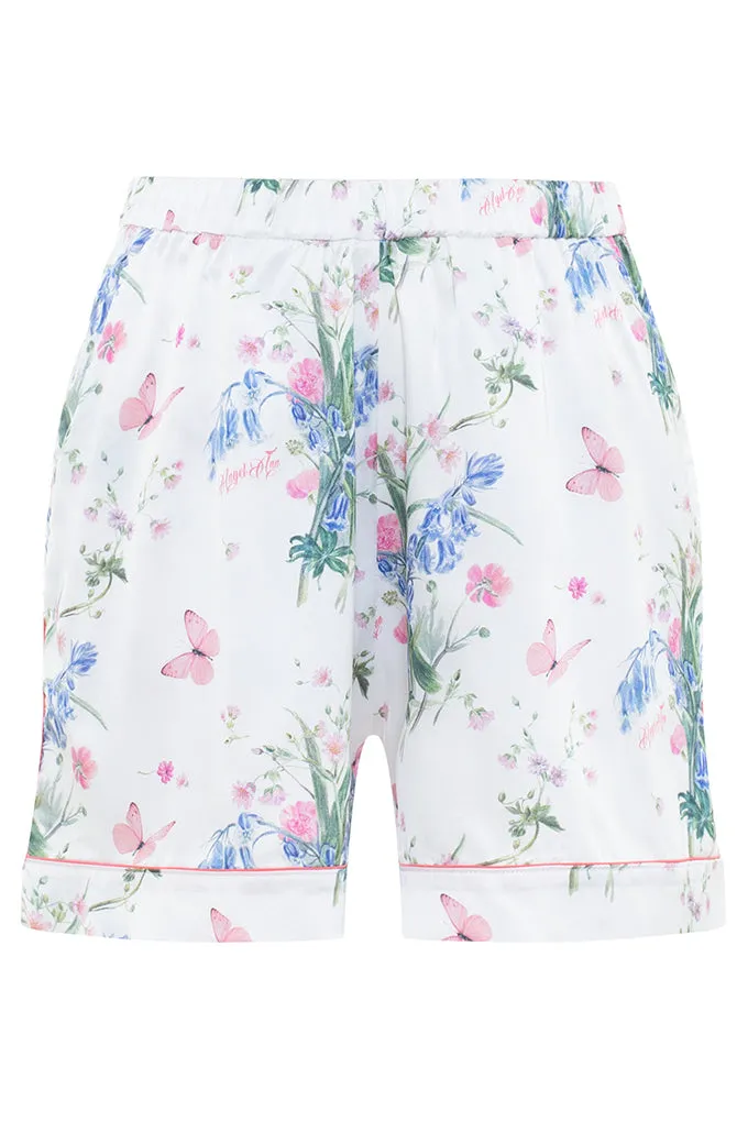 short sleeve satin pajama