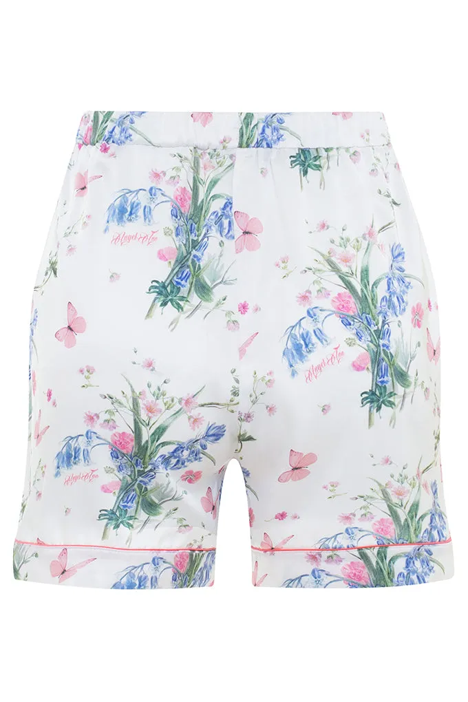 short sleeve satin pajama