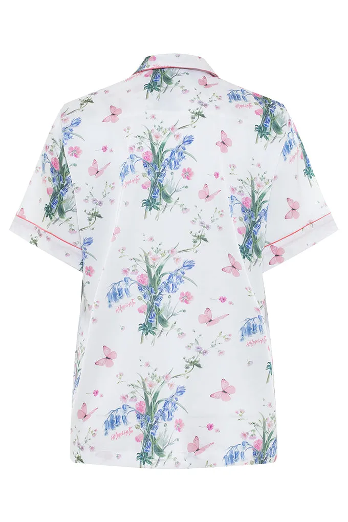short sleeve satin pajama