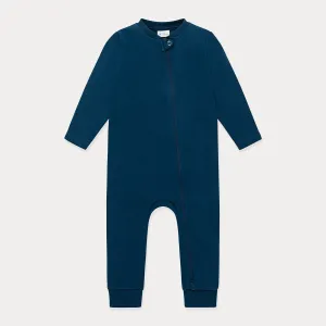 Sky Captain Dark Blue Footless Pajamas