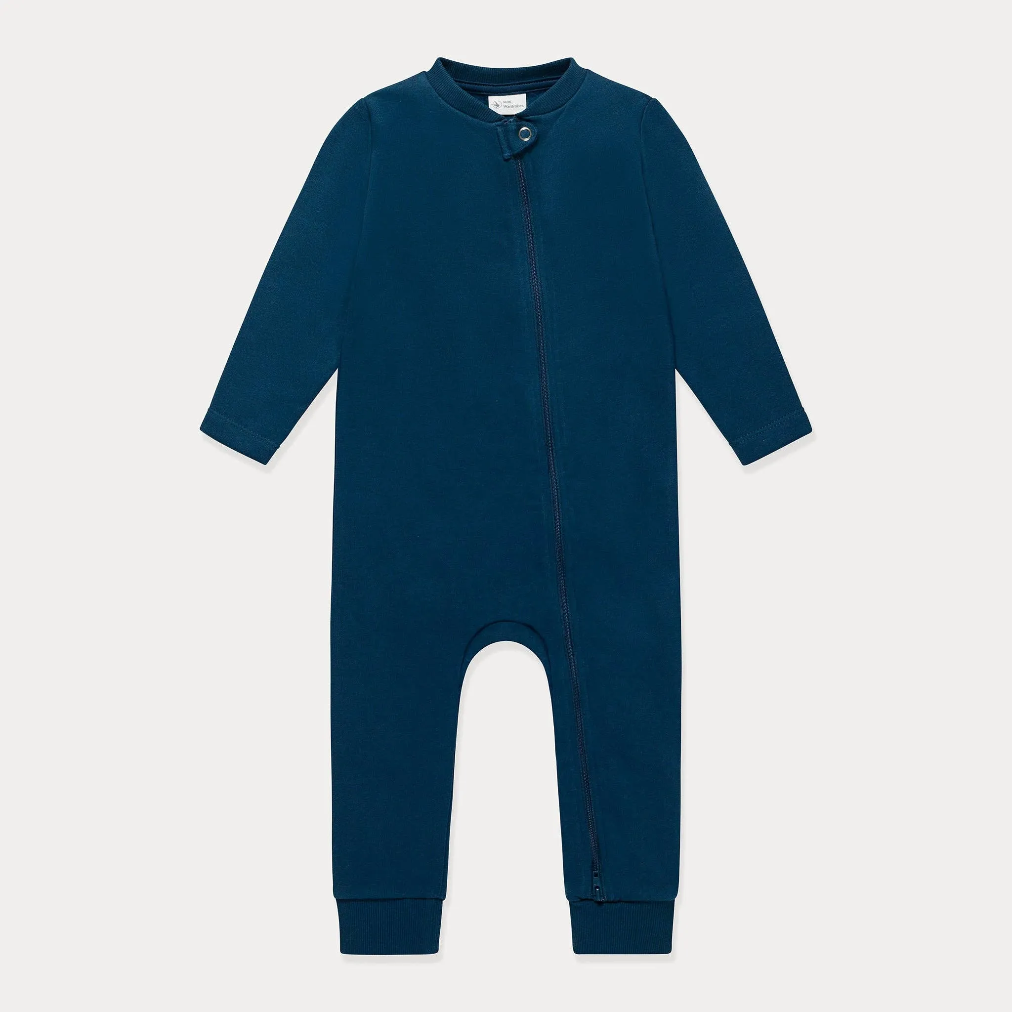 Sky Captain Dark Blue Footless Pajamas