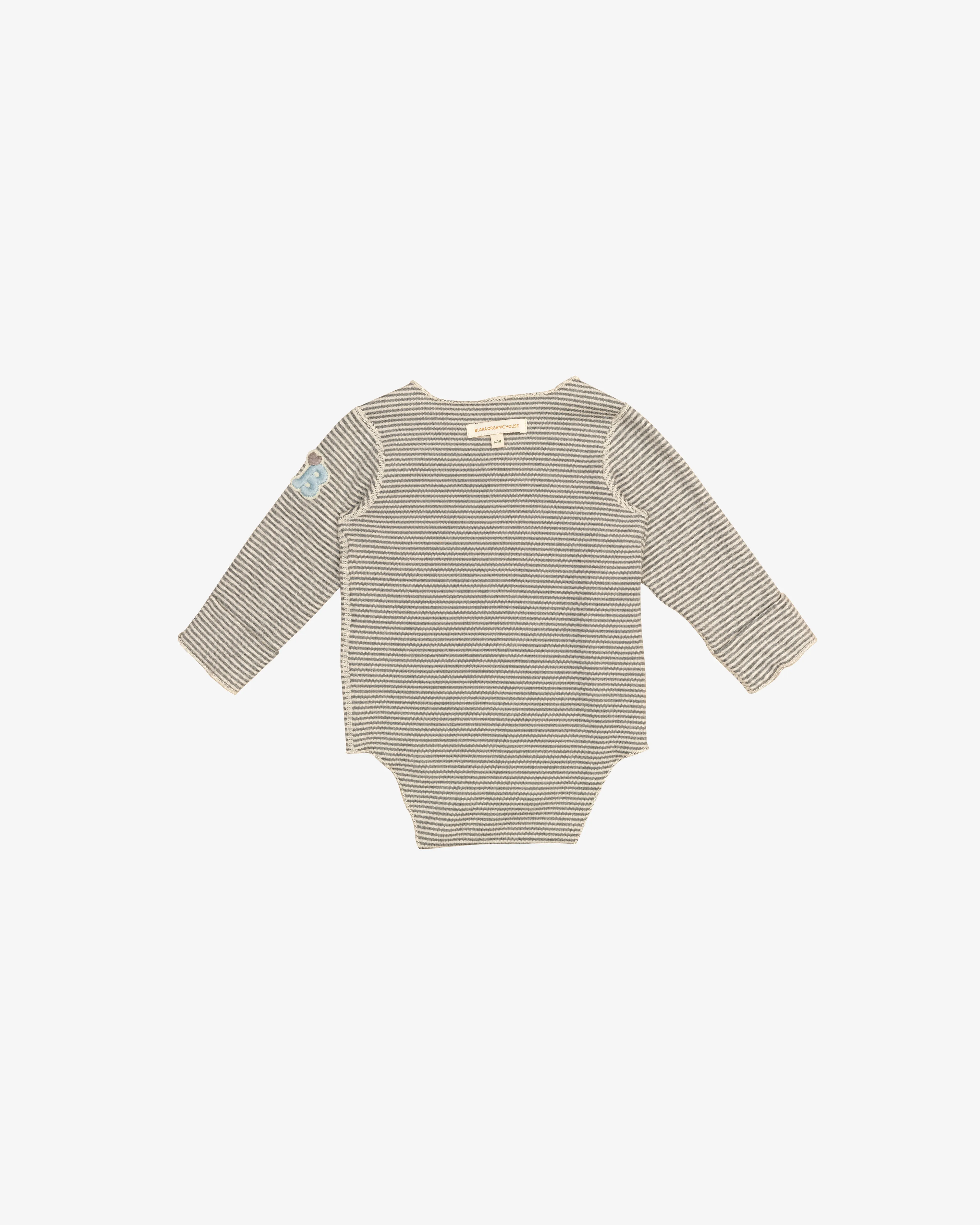Snap-on Kimono Bodysuit - Long
