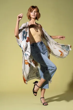 Speckled Blossom Drift Kimono