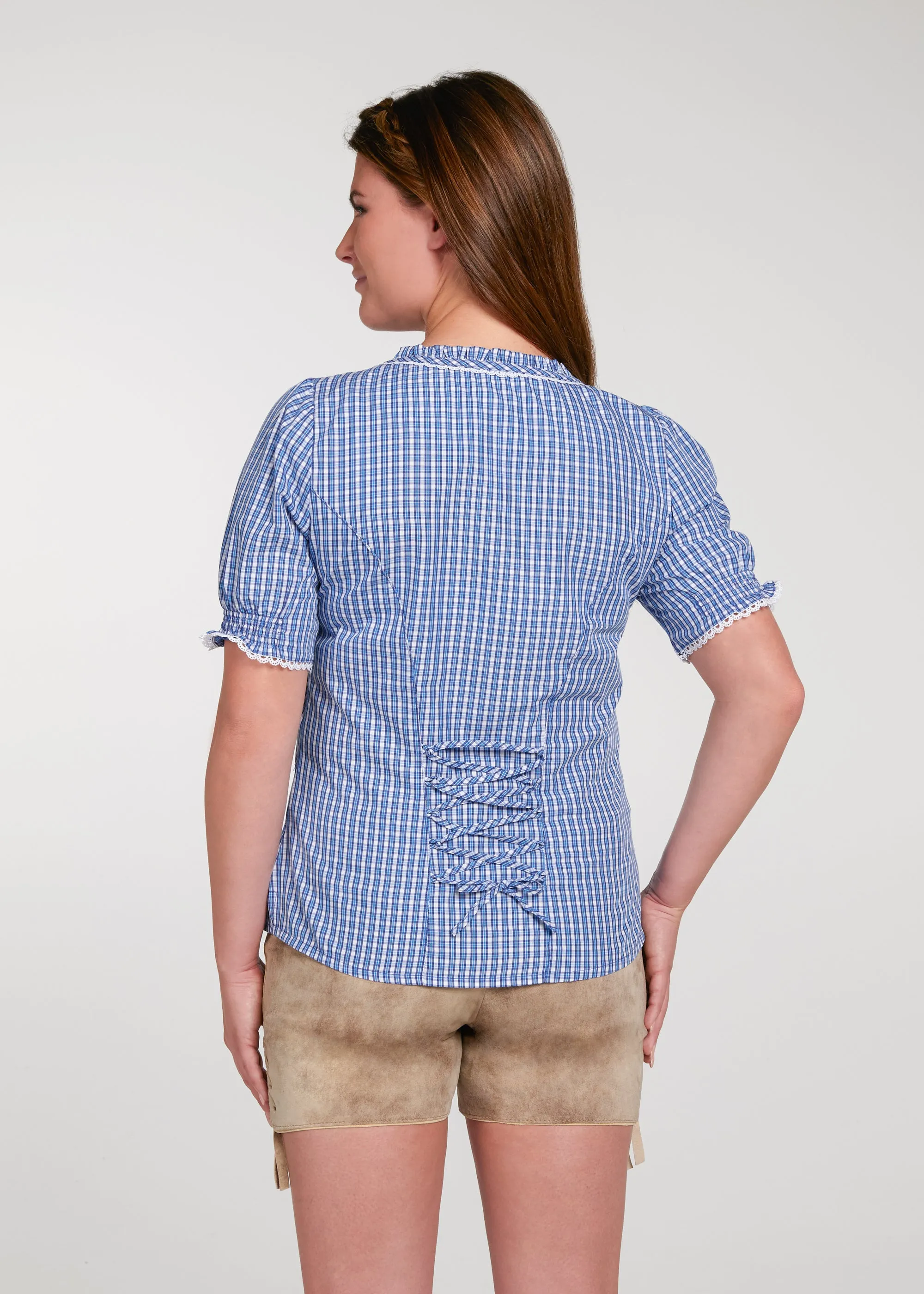 Spieth & Wensky Trachten Bodice “Neumühl” blue