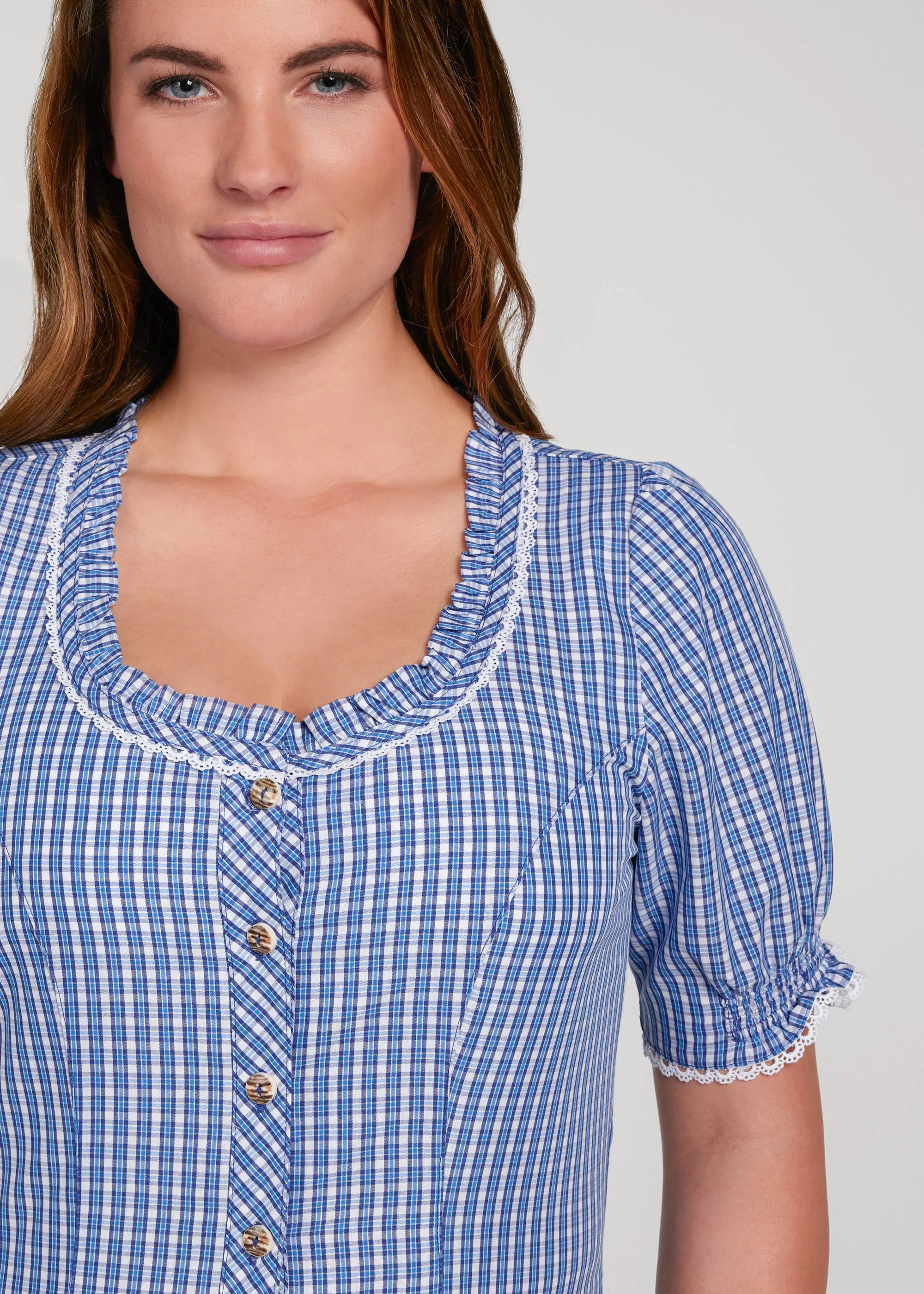 Spieth & Wensky Trachten Bodice “Neumühl” blue
