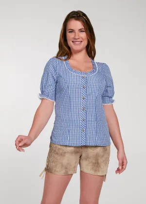 Spieth & Wensky Trachten Bodice “Neumühl” blue