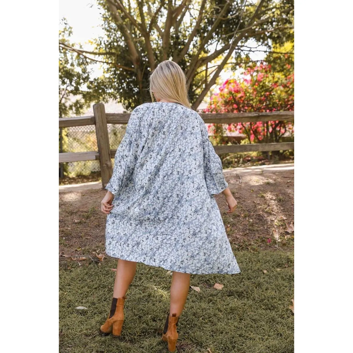 Spring Blossom Floral Kimono
