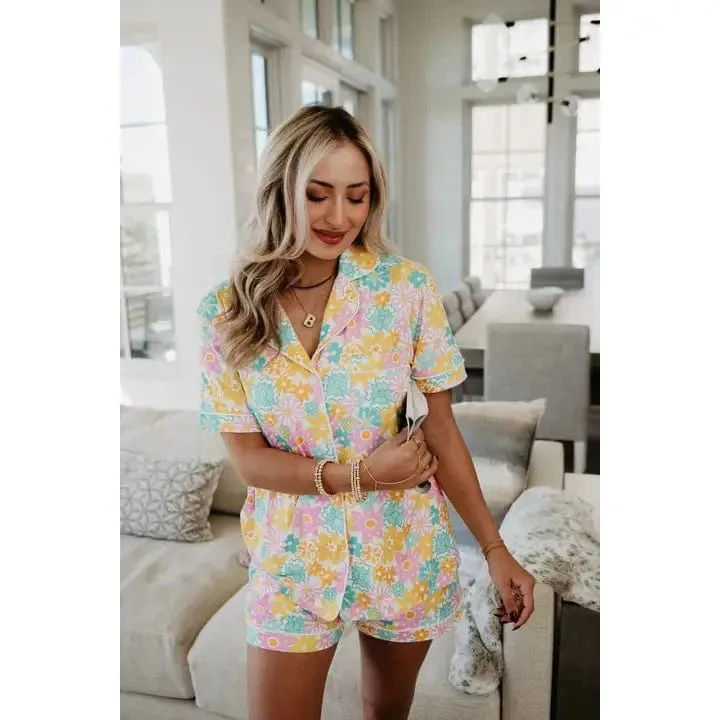Spring Flowers Loungewear Set