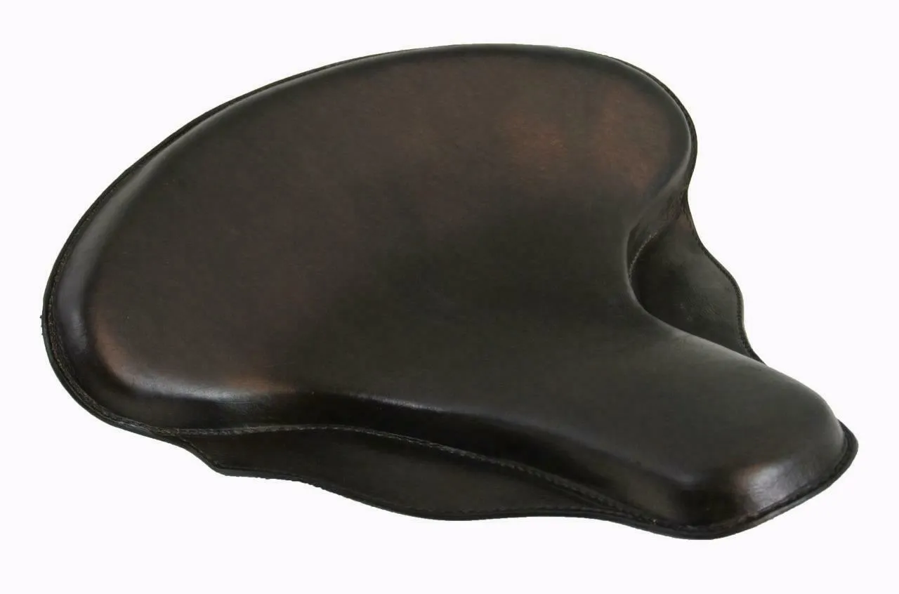 Spring Solo Seat Harley Touring Indian Chief Road King 17x16 Tractor Blk Leather