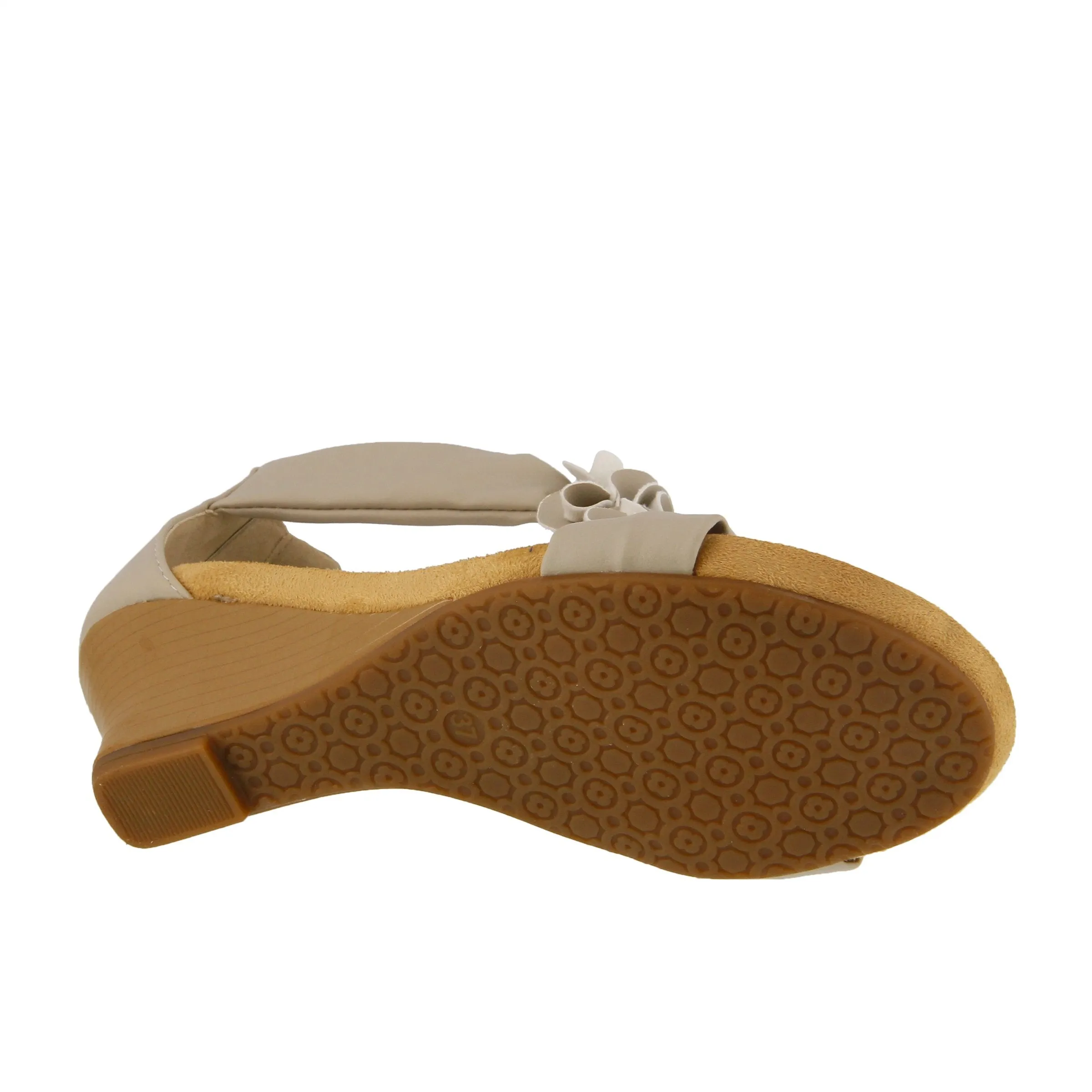 Spring Step Shoes Patrizia Harlequin Women’s Vegan Leather Wedge Sandal
