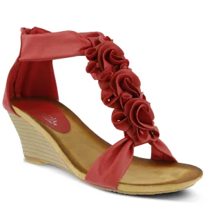 Spring Step Shoes Patrizia Harlequin Women’s Vegan Leather Wedge Sandal