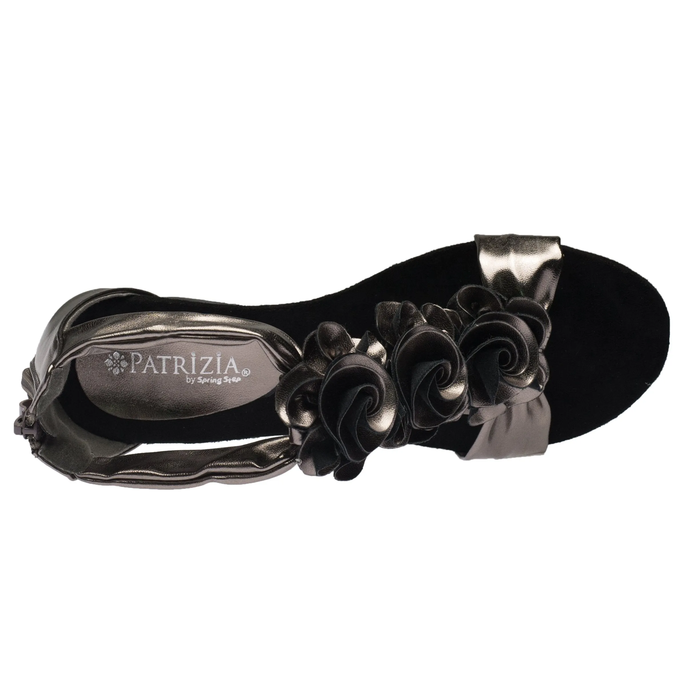 Spring Step Shoes Patrizia Harlequin Women’s Vegan Leather Wedge Sandal
