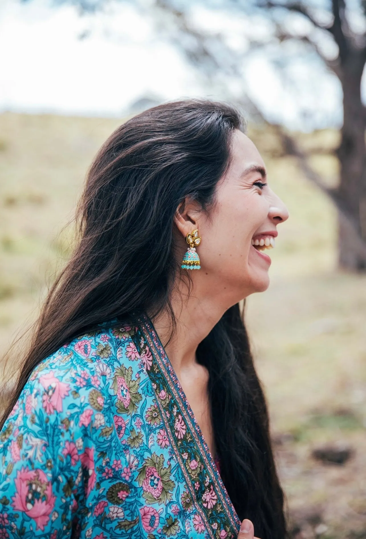 Star Dust Kimono ~ Turquoise