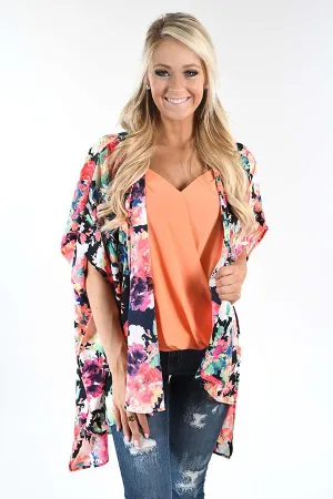 Stay Bright Floral Kimono