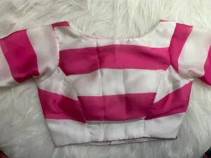 STRIPE LOVE - WHITE AND PINK
