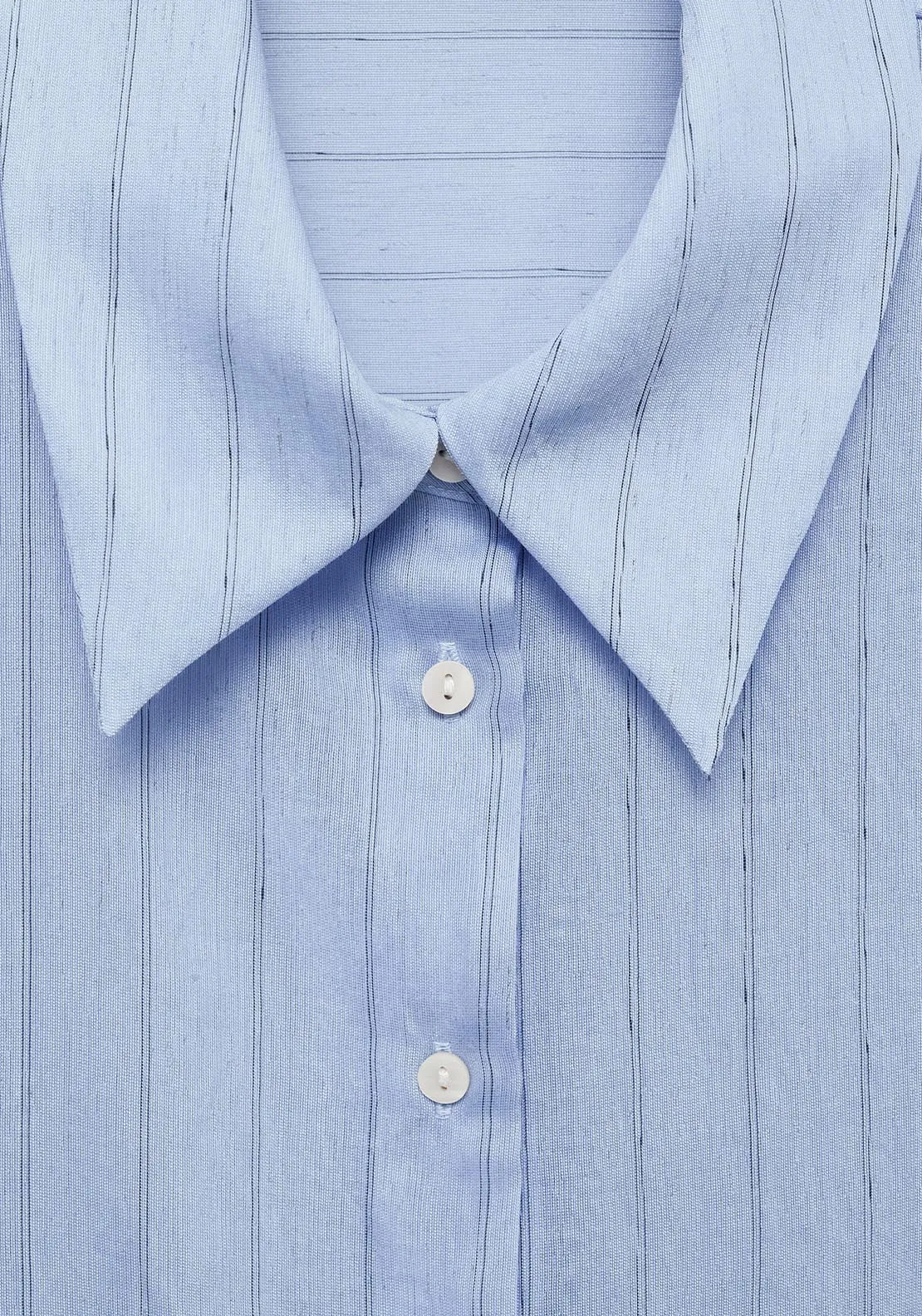 Stripe-print shirt - Medium Blue
