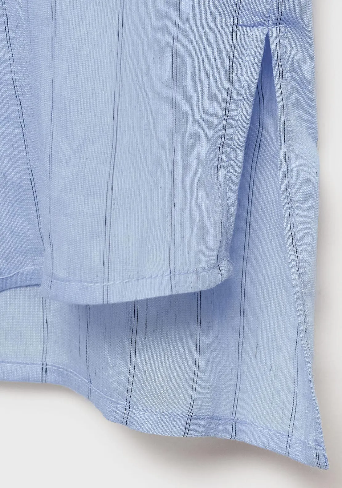 Stripe-print shirt - Medium Blue