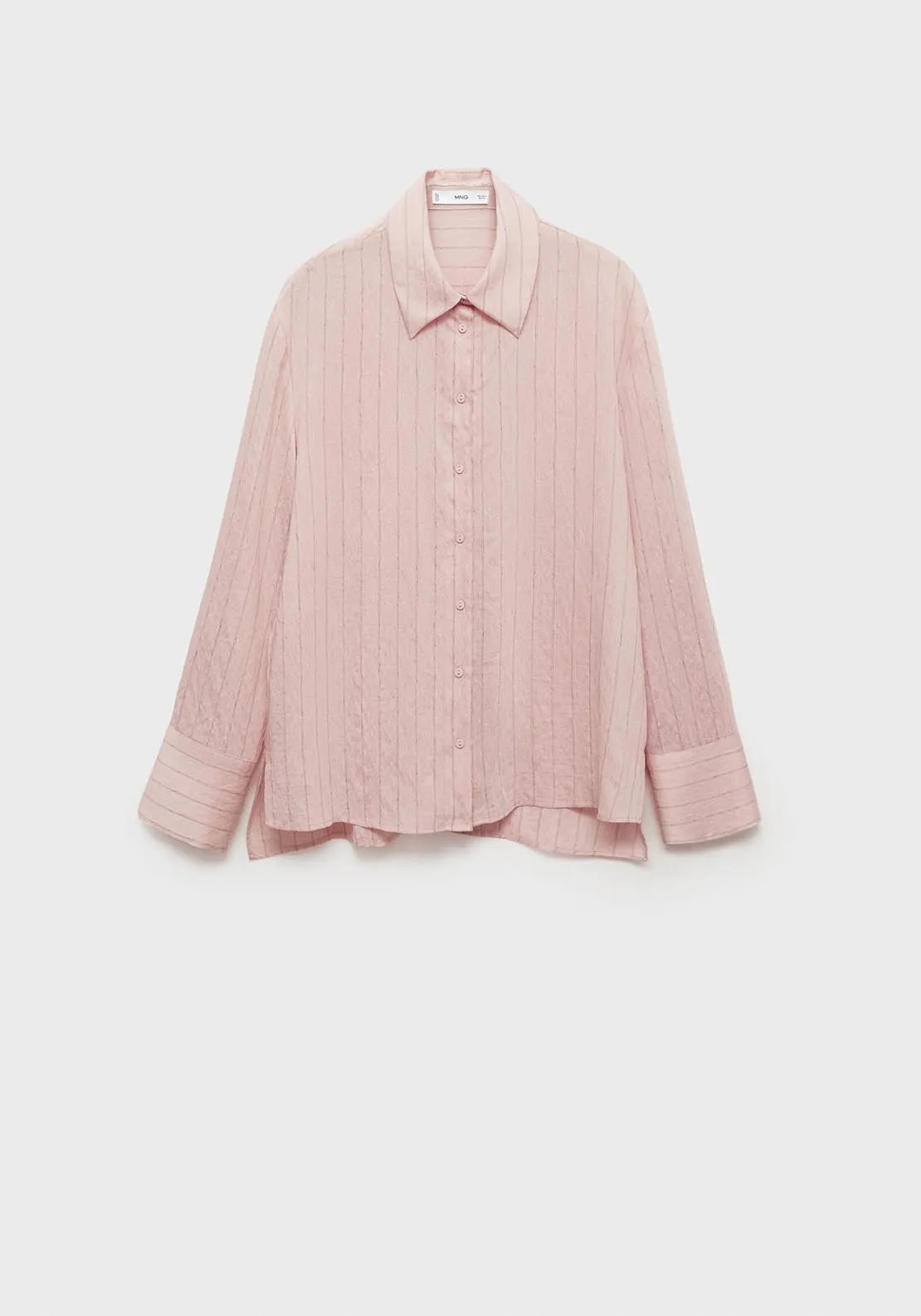 Stripe-print shirt - Pink