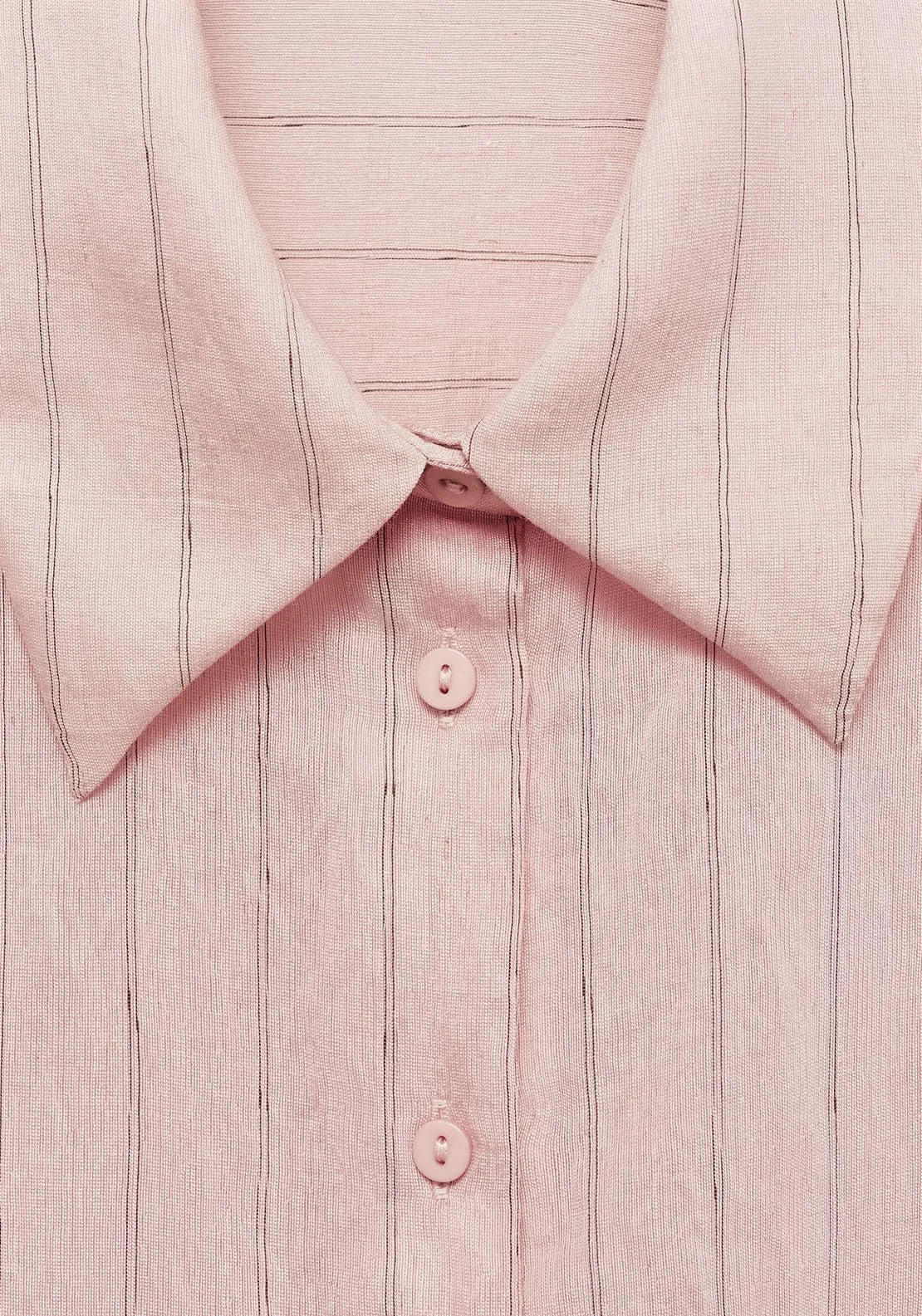 Stripe-print shirt - Pink