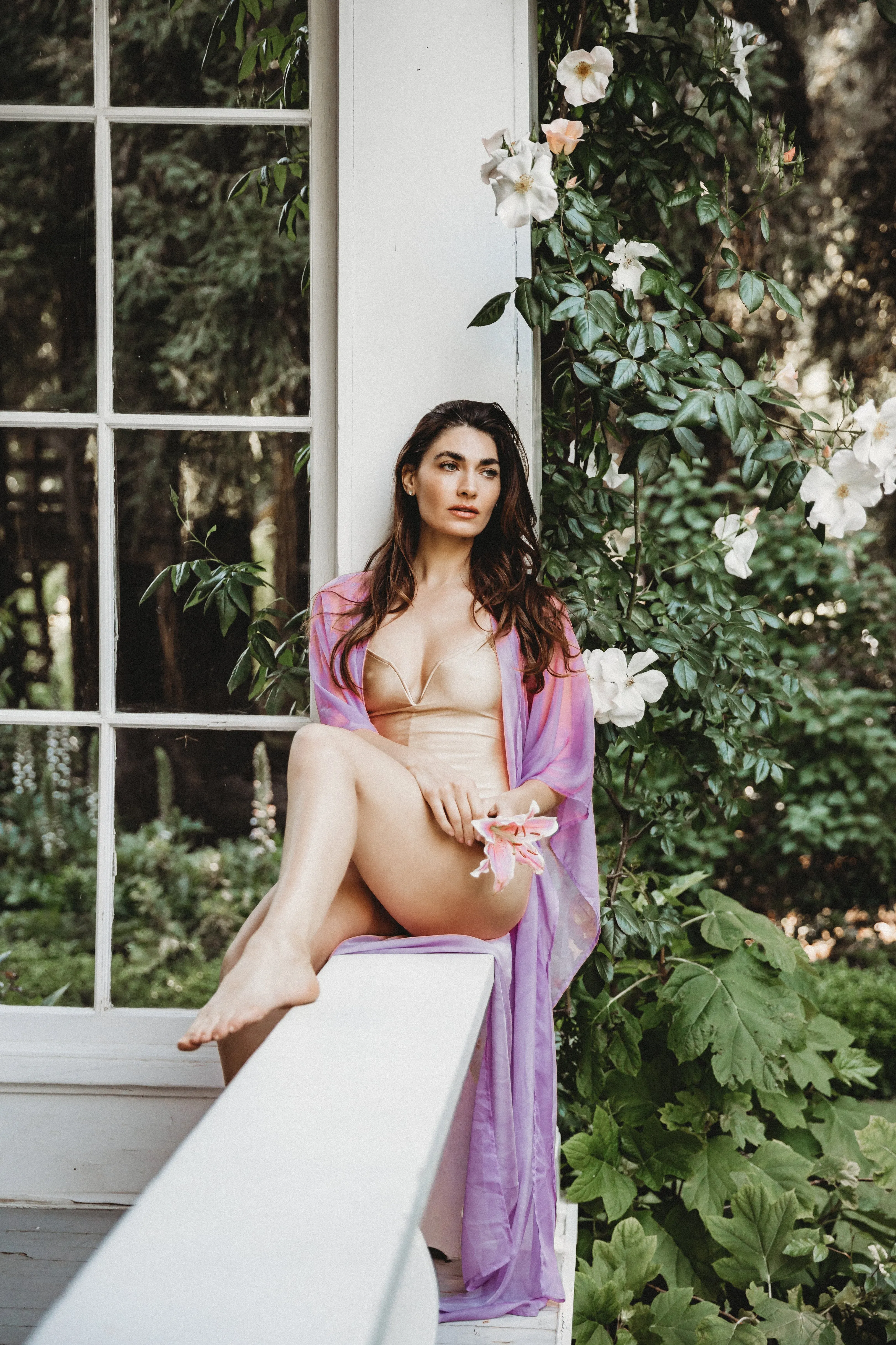SukiSo Women's Hydra Robe in Orchid - Curve
