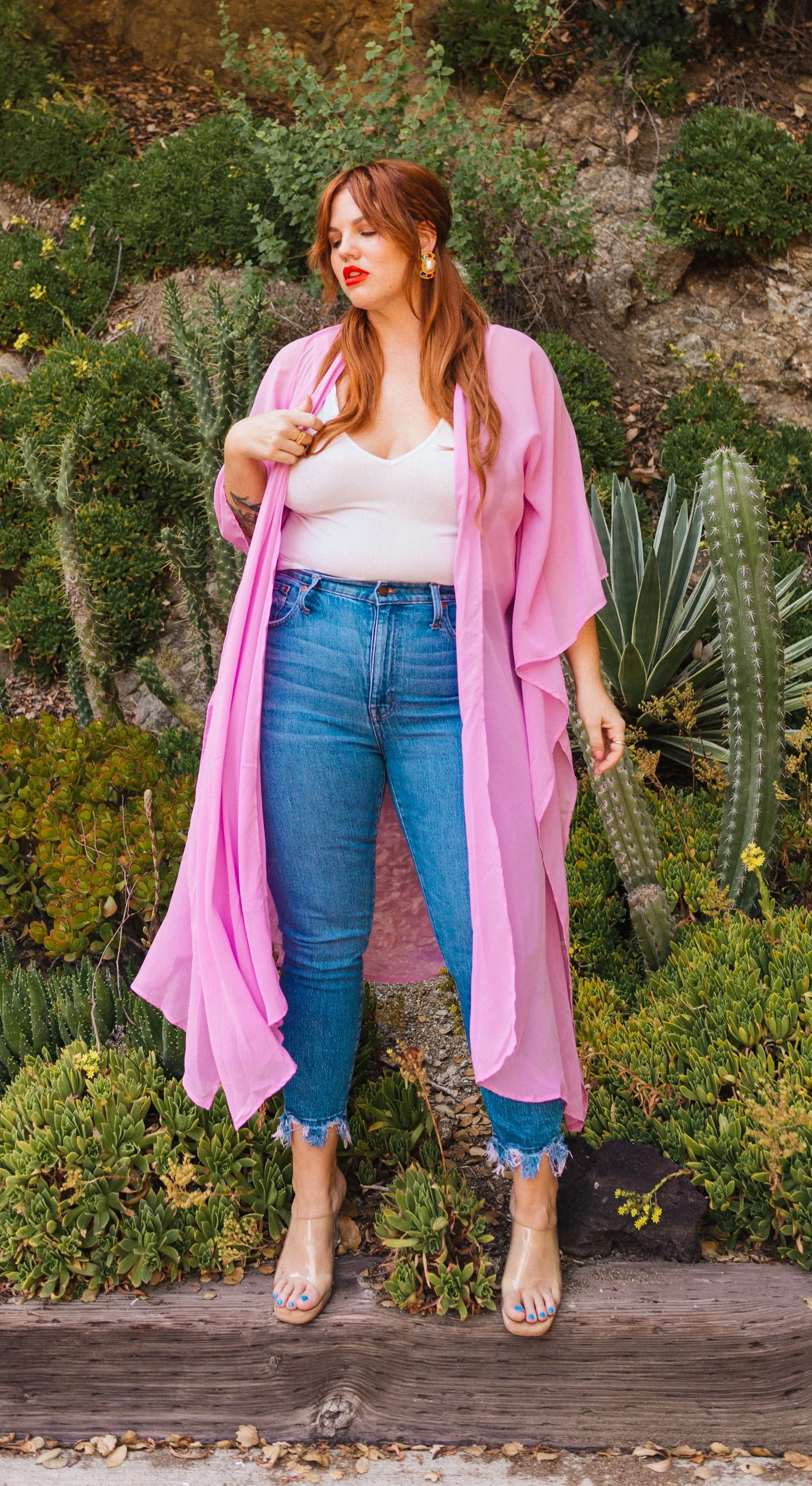 SukiSo Women's Hydra Robe in Orchid - Curve