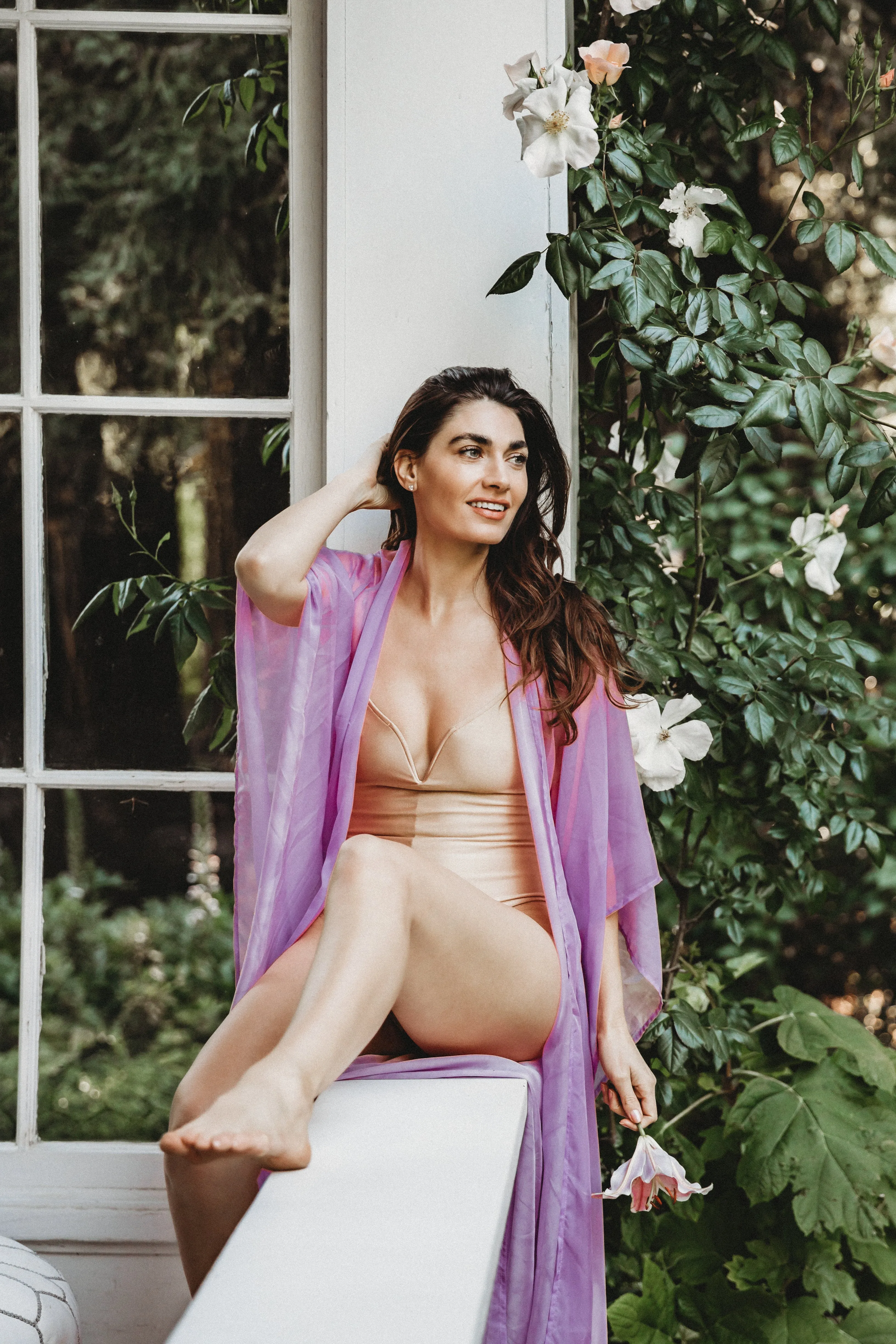 SukiSo Women's Hydra Robe in Orchid - Curve