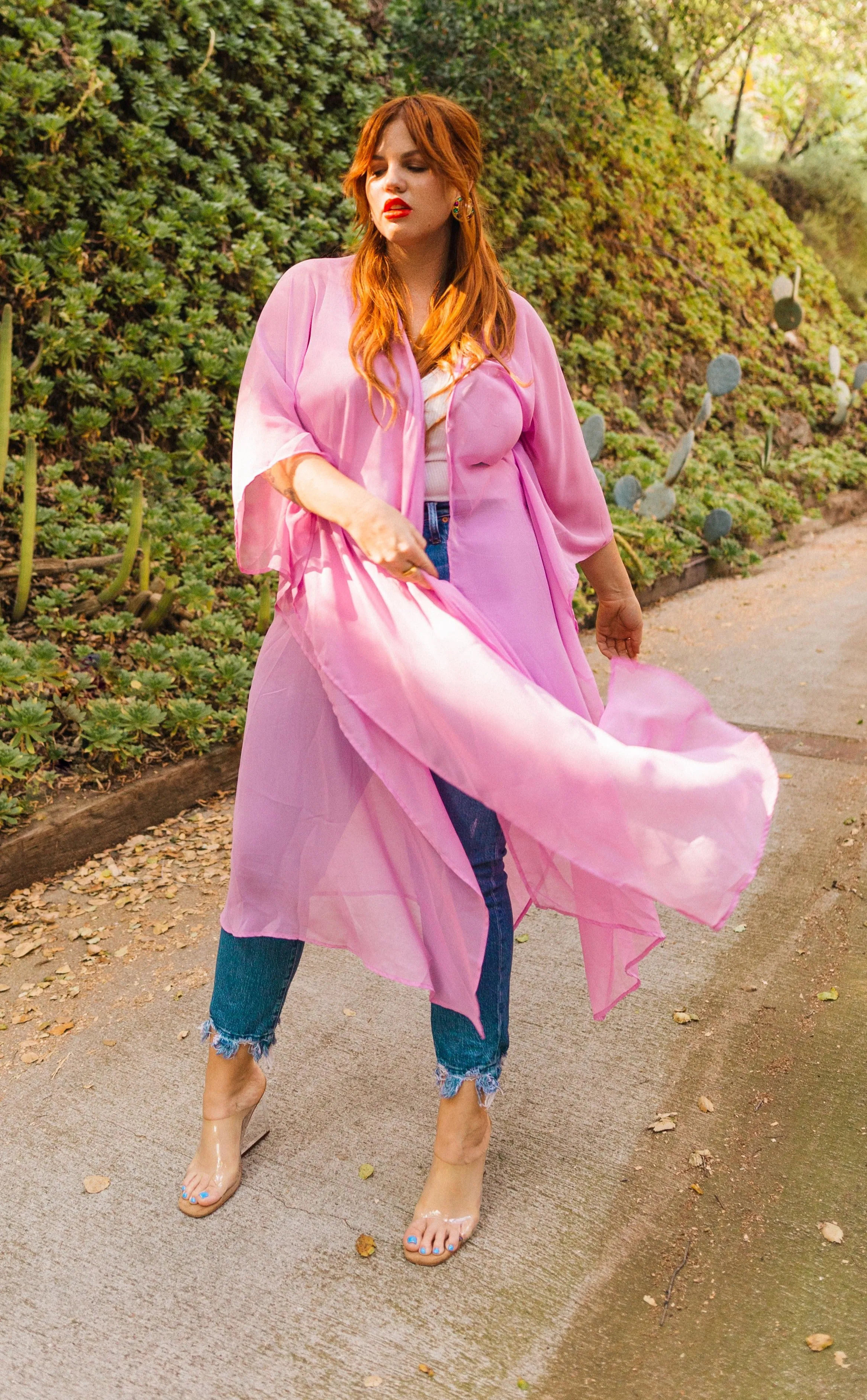 SukiSo Women's Hydra Robe in Orchid - Curve