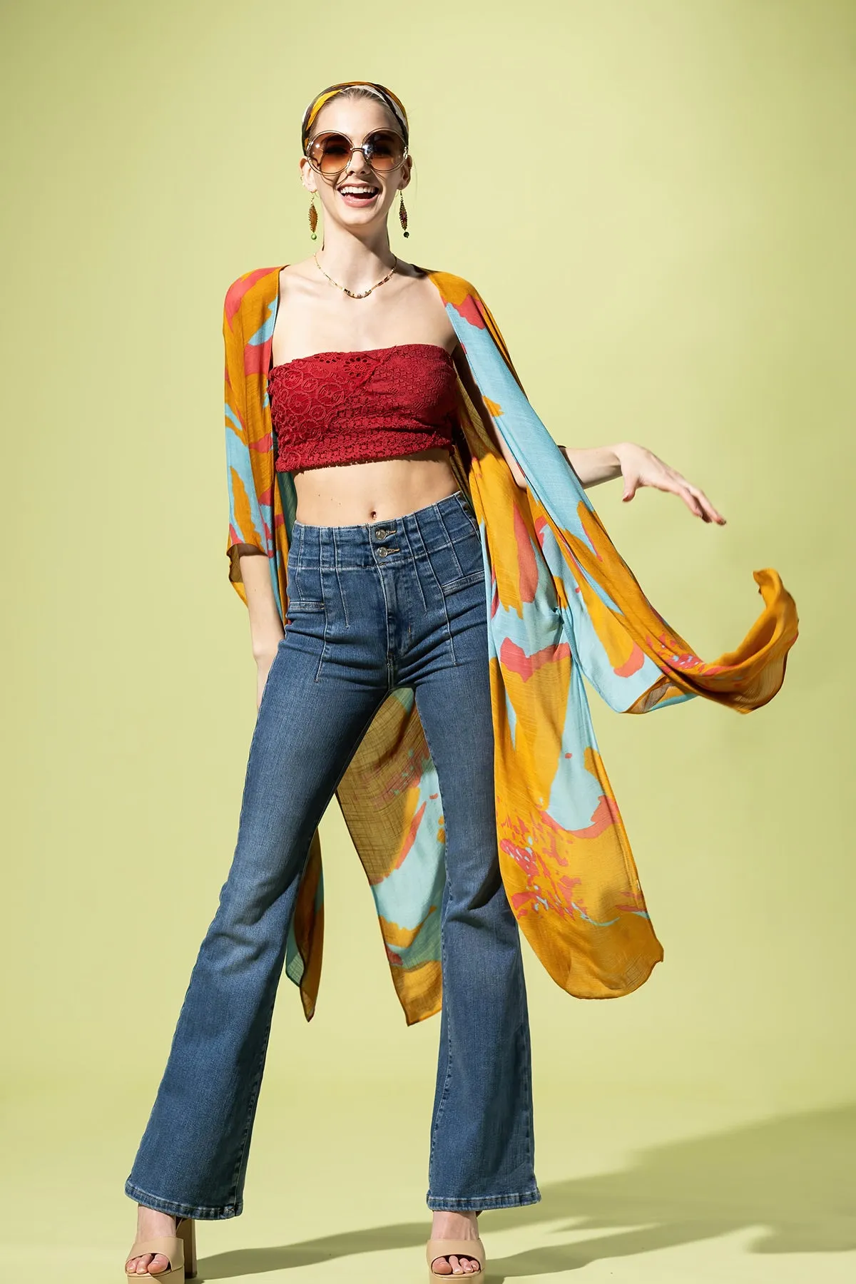 Sunset Dreamscape Kimono
