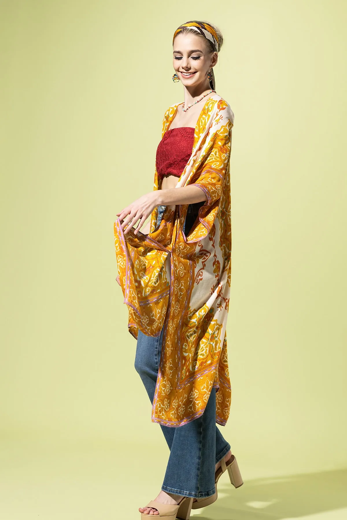 Sunshine Mandala Kimono