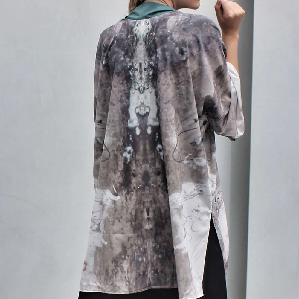Sweden Teal Kimono