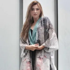 Sweden Teal Kimono