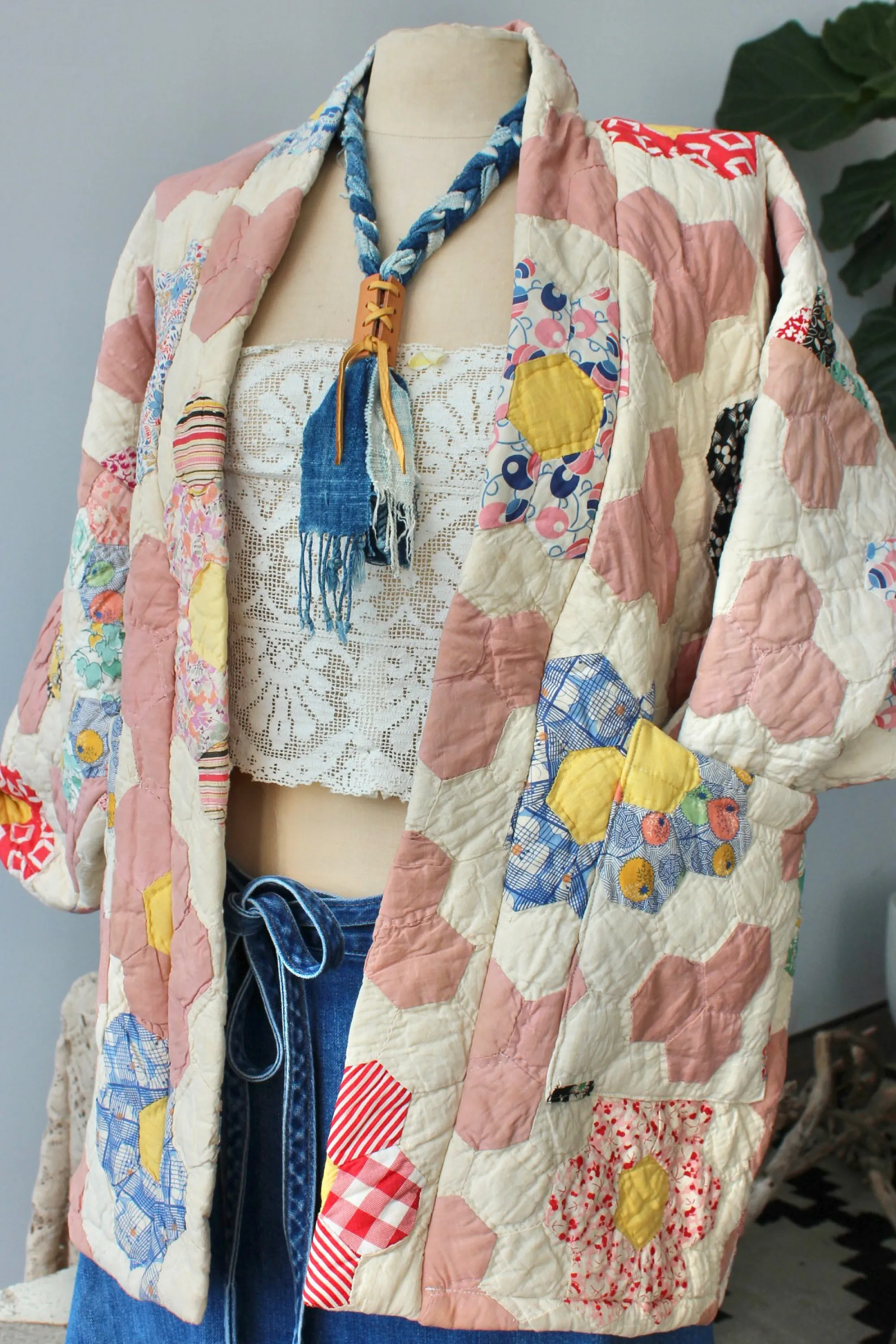 The Highlands Foundry Blush Quilt Coat THF76