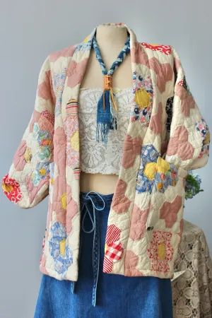 The Highlands Foundry Blush Quilt Coat THF76