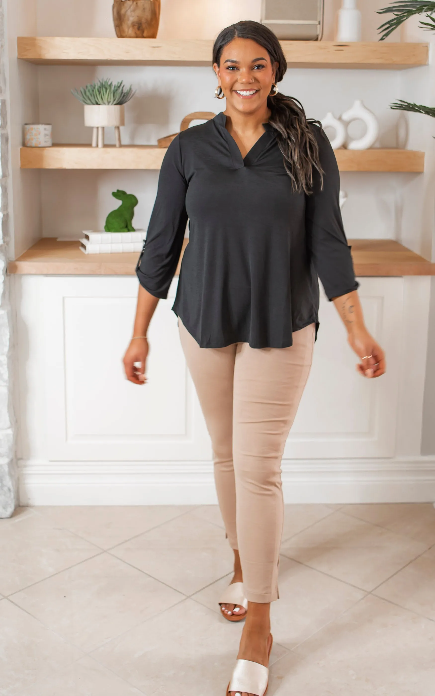 The Lizzy Solid Blouse