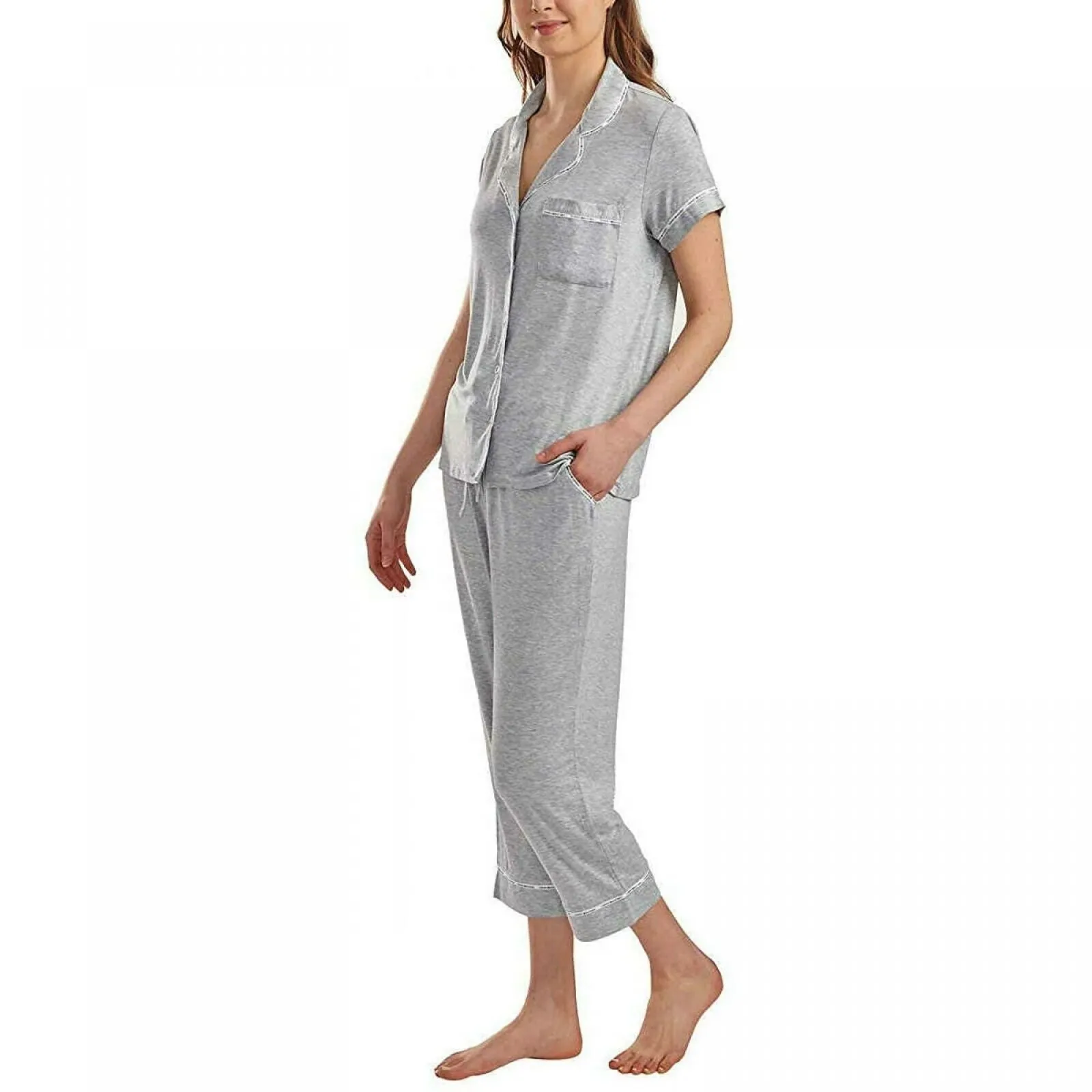 Tommy Hilfiger Women's 2 Piece Knit Pajama Set