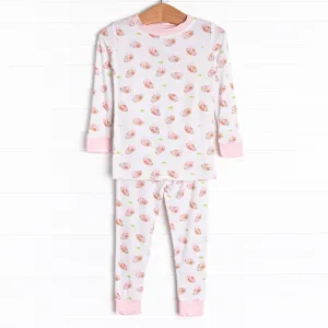 Touchdown Time Bamboo Pajama Set, Pink