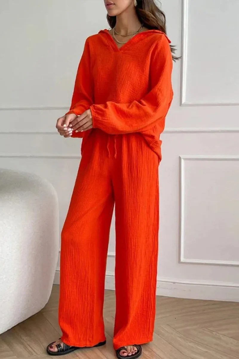 UK0647 Cotton Shirt and Pants Set