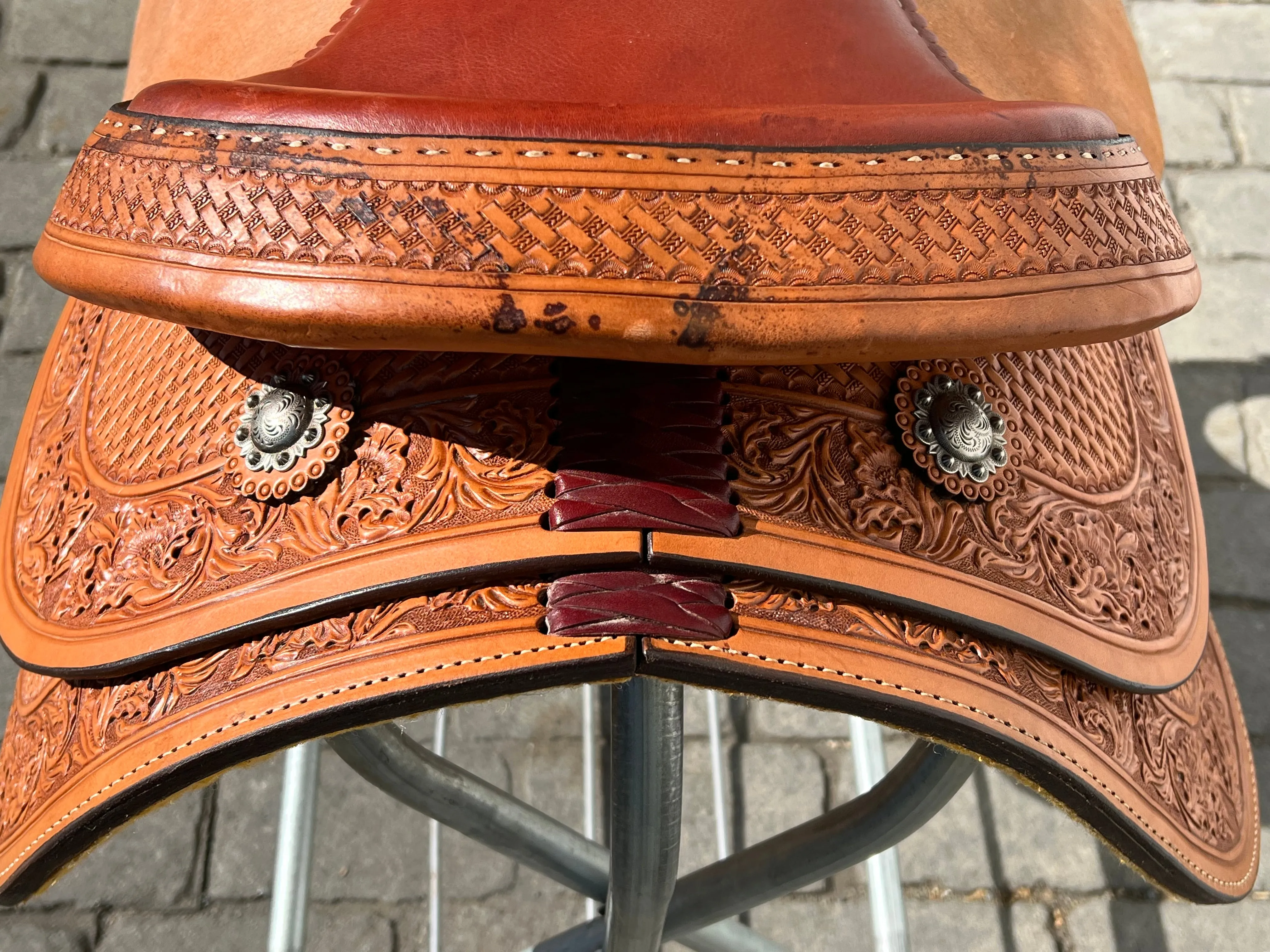 Used Reinsman Brian Bell-Bell Ranch 17” Western Reiner Saddle