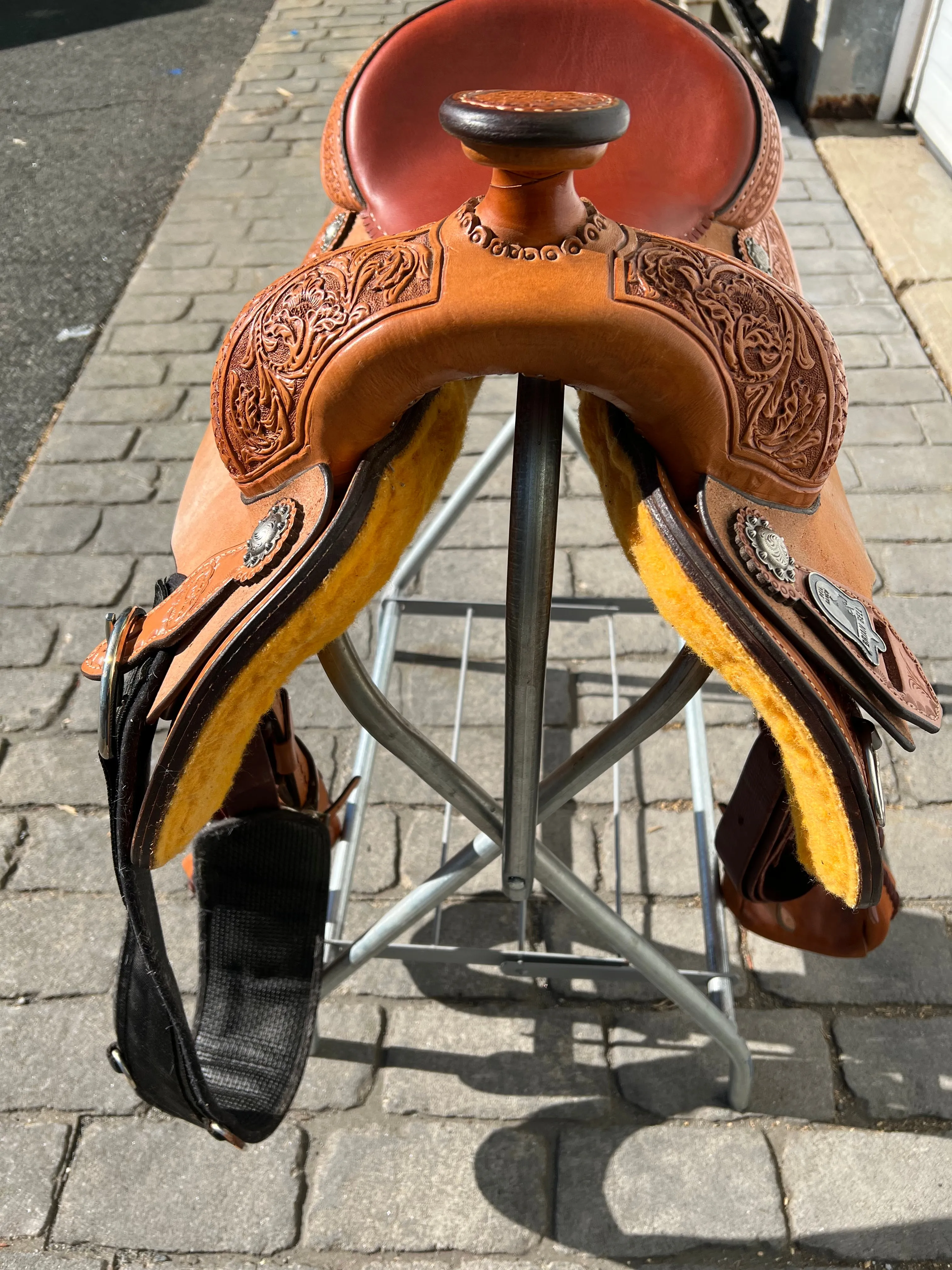 Used Reinsman Brian Bell-Bell Ranch 17” Western Reiner Saddle