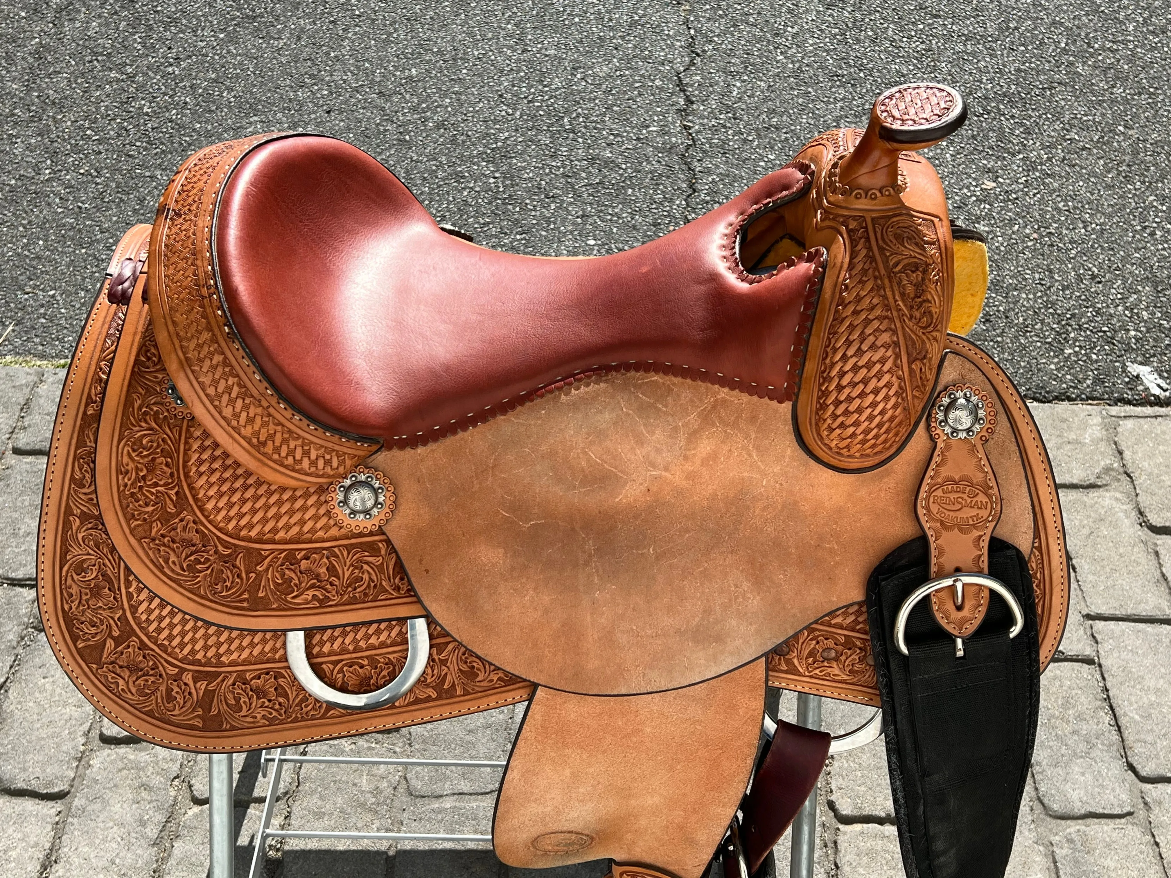 Used Reinsman Brian Bell-Bell Ranch 17” Western Reiner Saddle